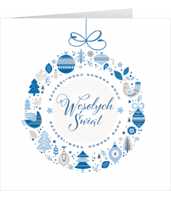 Firmowa Kartka świąteczna bez tekstu S-BT 56