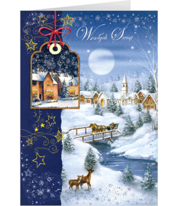 Kartka Bożonarodzeniowa  z życzeniami B-T 601