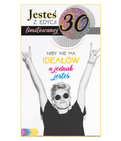 Kartka na 30 urodziny dla koleżanki DH5
