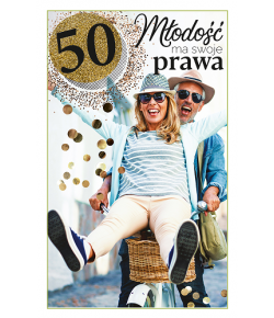 Kartka na 50 urodziny dla kobiety  DH3