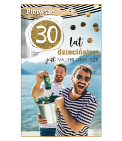 30 urodziny kartka dla kolegi DH1