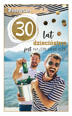 30 urodziny kartka dla kolegi DH1