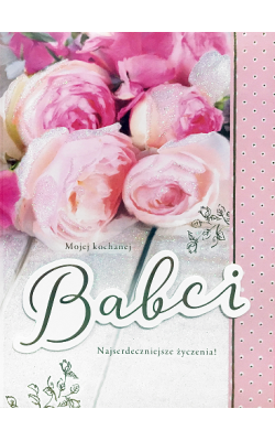 Kartka z życzeniami dla Babci HM200-1245