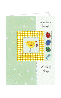 Kartka wielkanocna z życzeniami PKW-T 14