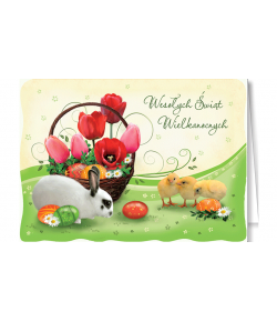 Kartki Wielkanocne z życzeniami BW-T 38