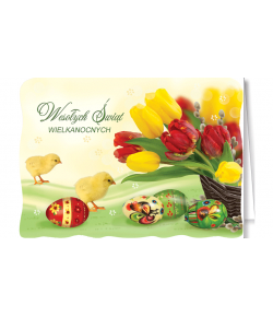 Kartki Wielkanocne z tekstem BW-T 45