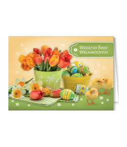 Kartki Wielkanocne z nadrukiem BW-T 50