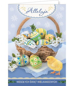 Kartki Wielkanocne z życzeniami BW-T 51