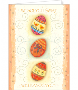 Kartka wielkanocna bez życzeń  PTW-BT 5