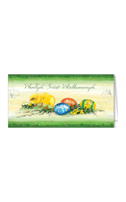 Karnet wielkanocny bez nadruku LZW-BT 1