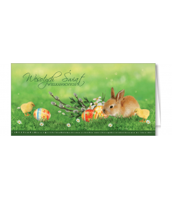 Kartki na Wielkanoc dla firm bez tekstu LZW-BT 8