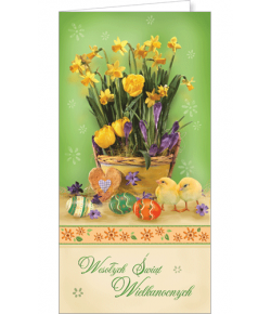 Kartki wielkanocne firmowe bez życzeń LZW-BT 16